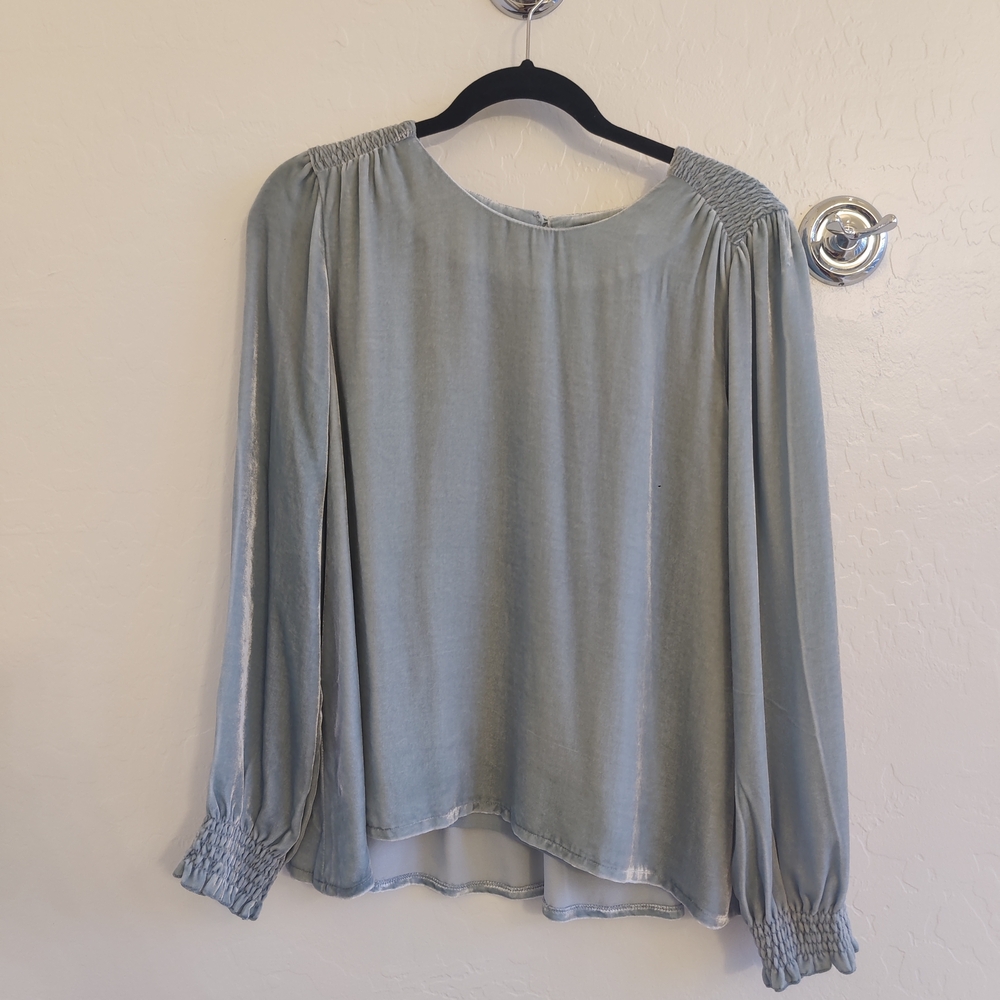 Sevane Velvet Blouse